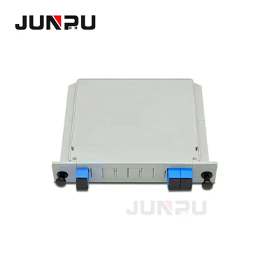 Cassette Card Inserting Fiber Optic PLC Splitter