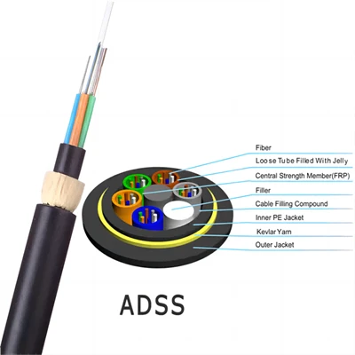 Outdoor Aerial Optic Fiber Cable