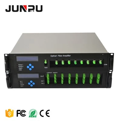 8 Port CATV WDM EDFA Fiber Amplifiers