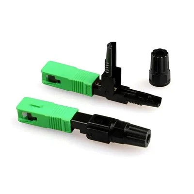 SC APC 50mm60mm Fiber Optic Fast Connector APC