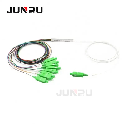 1X8 Mini Steel Tube APC PLC Splitter